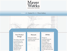 Tablet Screenshot of mayerworks.com